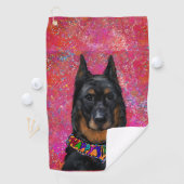 Beauceron golfhandtuch (Insitu)