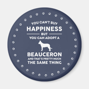 Beauceron Hunde Adoption Glück Magnet