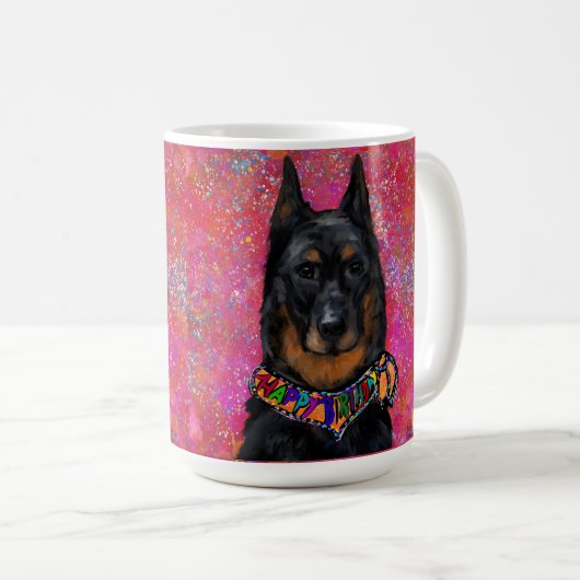 Beauceron Kaffeetasse (VorderseiteRechts)