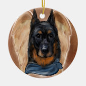 Beauceron Keramik Ornament (Vorne)