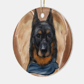 Beauceron Keramik Ornament (Links)
