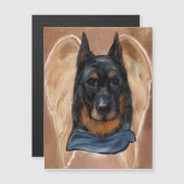 Beauceron Magnetkarte (Vorne/Hinten)