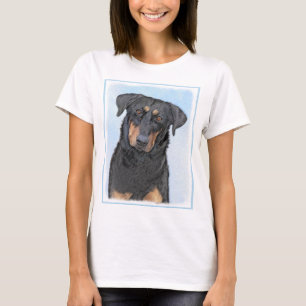 Beauceron Malerei - Niedliche Original Hunde Kunst T-Shirt