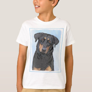 Beauceron Malerei - Niedliche Original Hunde Kunst T-Shirt