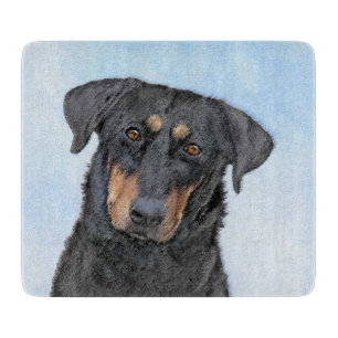 Beauceron-Malerei - Süße originelle Hundekunst Schneidebrett