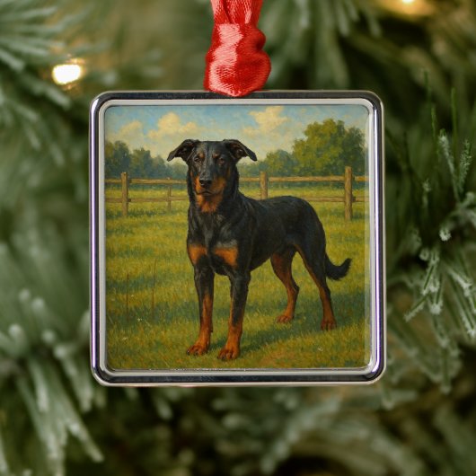 Beauceron Ornament Aus Metall (Baum)