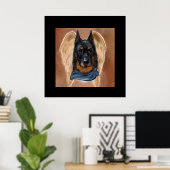 Beauceron Poster (Heimbüro)