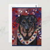 Beauceron Postkarte (Vorne/Hinten)