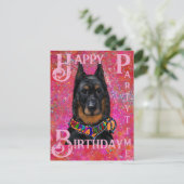 Beauceron Postkarte (Stehend Vorderseite)