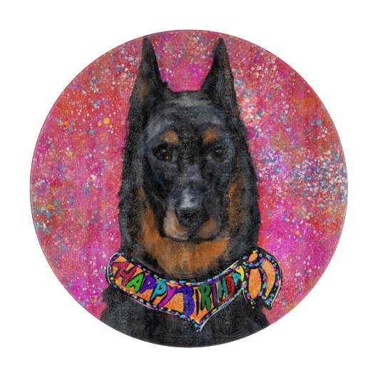 Beauceron Schneidebrett (Vorderseite)