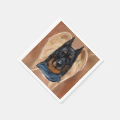 Beauceron Serviette (Ecke)