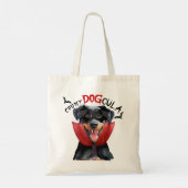 Beauceron Vampire Dog Trick oder Treat Halloween Tragetasche (Rückseite)