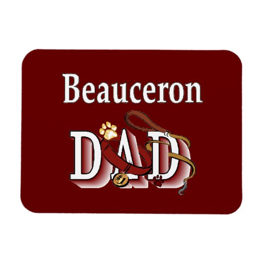 Beauceron Vater Magnet (Horizontal)