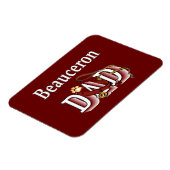 Beauceron Vater Magnet (Linke Seite)