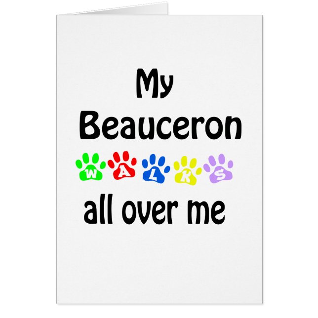 Beauceron Walks Design (Vorne)