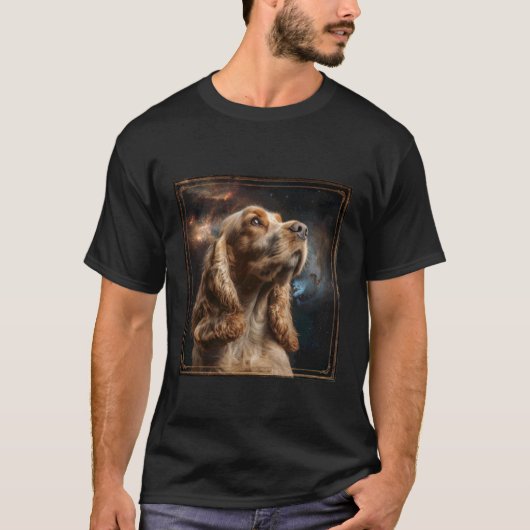 Beauceron Weltraum T-Shirt (Vorderseite)