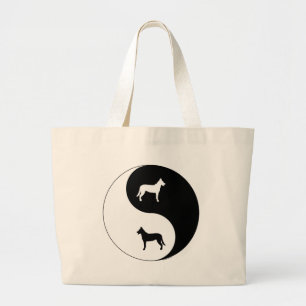 Beauceron Yin Yang Jumbo Stoffbeutel