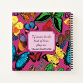 Beaucoup Butterflies! Rezept Notizbuch (Rückseite)
