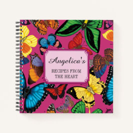 Beaucoup Butterflies! Rezept Notizbuch