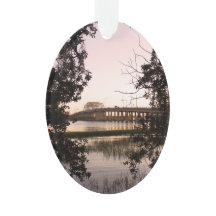 Beaufort Bridge Woods Memorial Oval Ornament