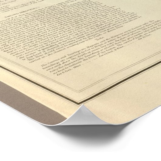 Beaufort Harbour, NC Poster (Ecke)