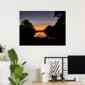 Beaufort Hilton Head South Carolina Marsh Sunset Poster (Heimbüro)