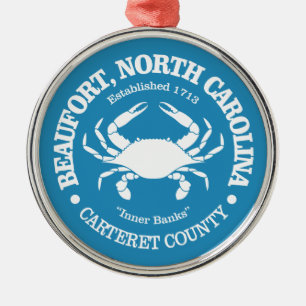 Beaufort NC (Krabbe) Ornament Aus Metall