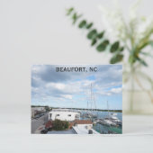 Beaufort North Carolina Foto Postkarte (Stehend Vorderseite)