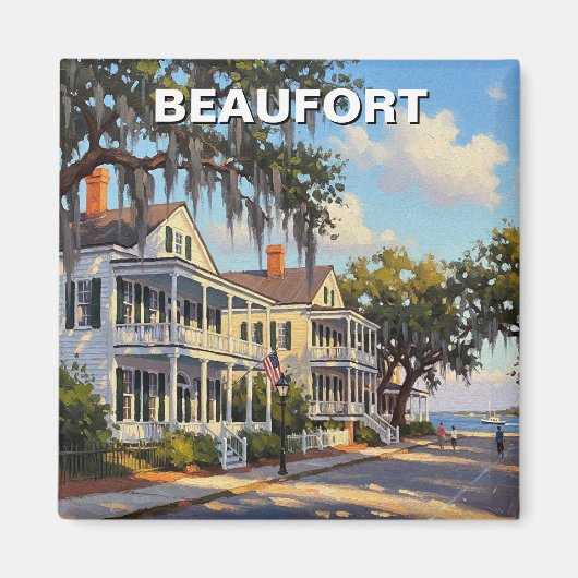 Beaufort North Carolina Souvenir Magnet (Vorne)