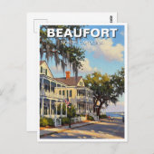 Beaufort North Carolina Souvenir Postkarte (Vorne/Hinten)
