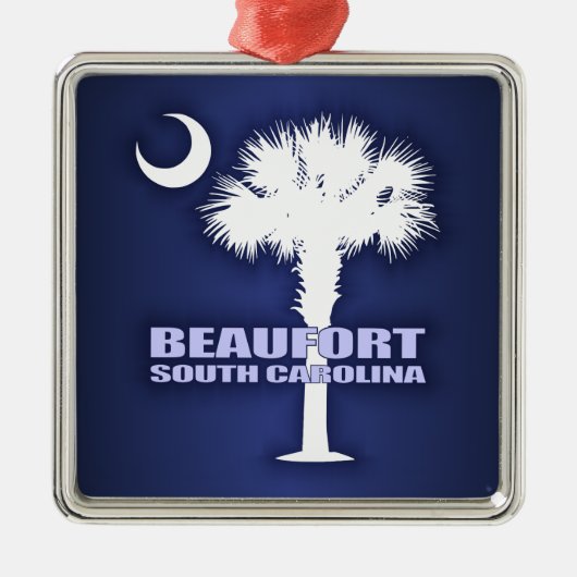 Beaufort SC (P&C) Ornament Aus Metall (Vorne)