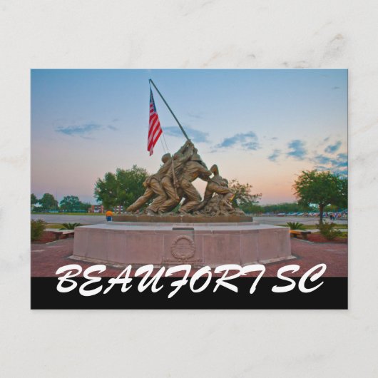 BEAUFORT SC POSTKARTE (Vorderseite)
