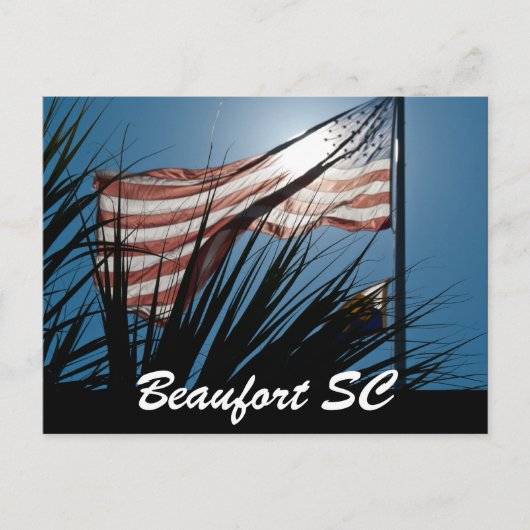 BEAUFORT SC POSTKARTE (Vorderseite)