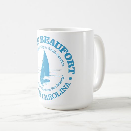 Beaufort SC (Segelboot) Kaffeetasse (VorderseiteRechts)