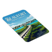 Beaufort USA Magnet (Rechte Seite)