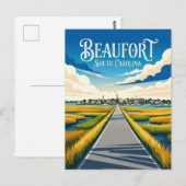 Beaufort USA Postkarte (Vorne/Hinten)