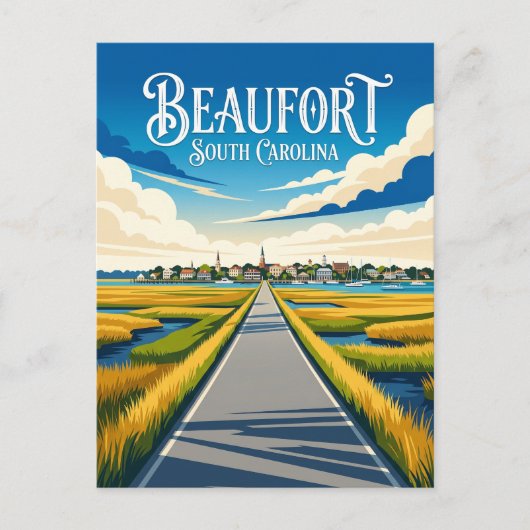 Beaufort USA Postkarte (Vorderseite)