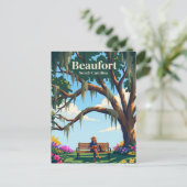 Beaufort USA Postkarte (Stehend Vorderseite)