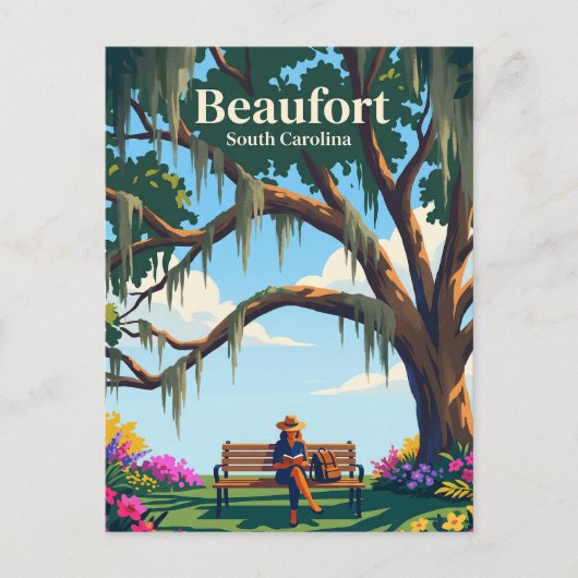 Beaufort USA Postkarte (Vorderseite)