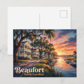 Beaufort USA Postkarte (Vorne/Hinten)