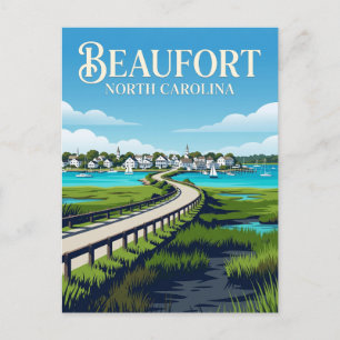Beaufort USA Postkarte