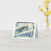 Beaufort Wind Force Scale Karte (Gelbe Blume)