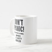 Beauftragter für die bewaffnete Sicherheit Kaffeetasse (Vorderseite Links)