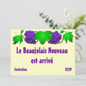 Beaujolais Einladung (Stehend Vorderseite)