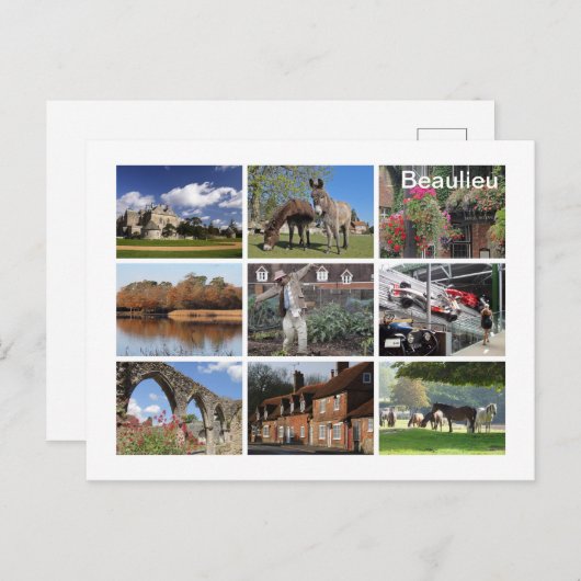 Beaulieu Postkarte (Vorne/Hinten)