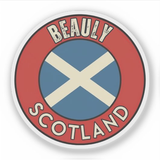 Beauly, Schottland Aufkleber (Vorderseite)