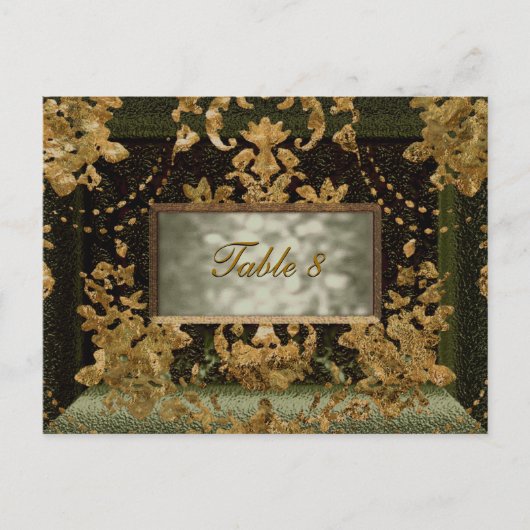 Beaumanoir Mishka Viktorianische Tischnummer Card (Vorderseite)