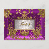 Beaumanoir Perier Viktorianische Tischnummer Karte (Rückseite)