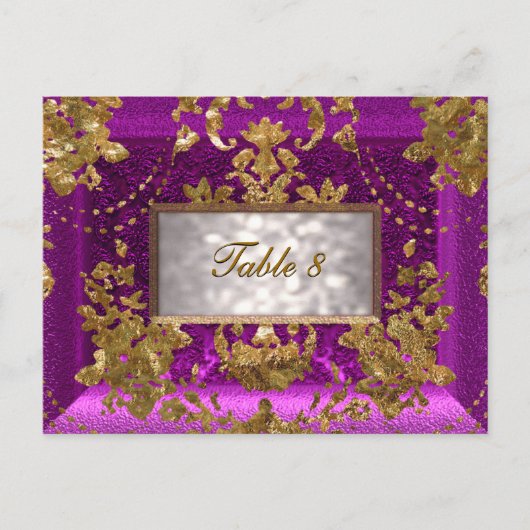 Beaumanoir Perier Viktorianische Tischnummer Karte (Vorderseite)