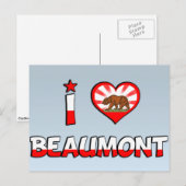 Beaumont, CA Postkarte (Vorne/Hinten)